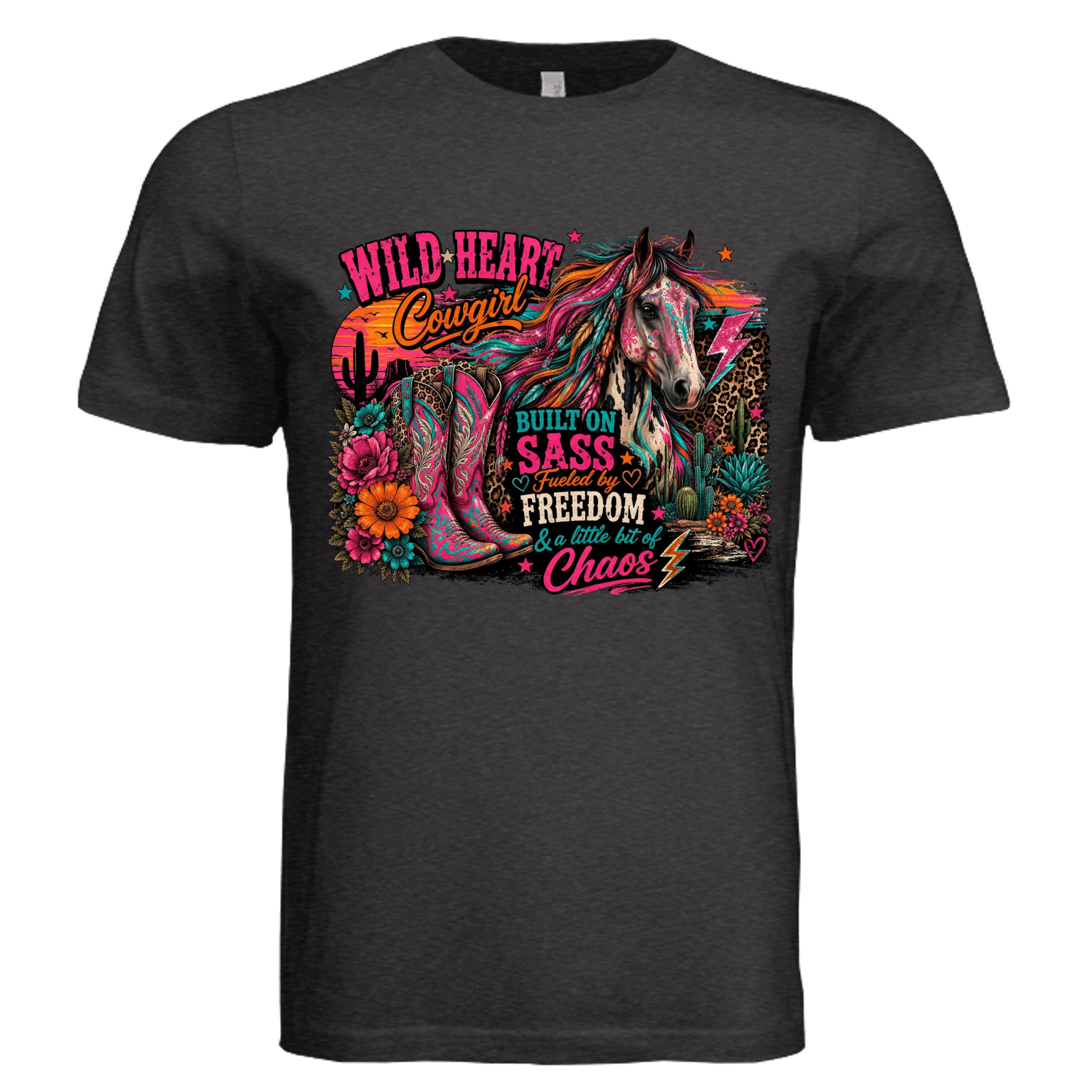 BLK HTHR TRIBLND - 3413C - FRONT