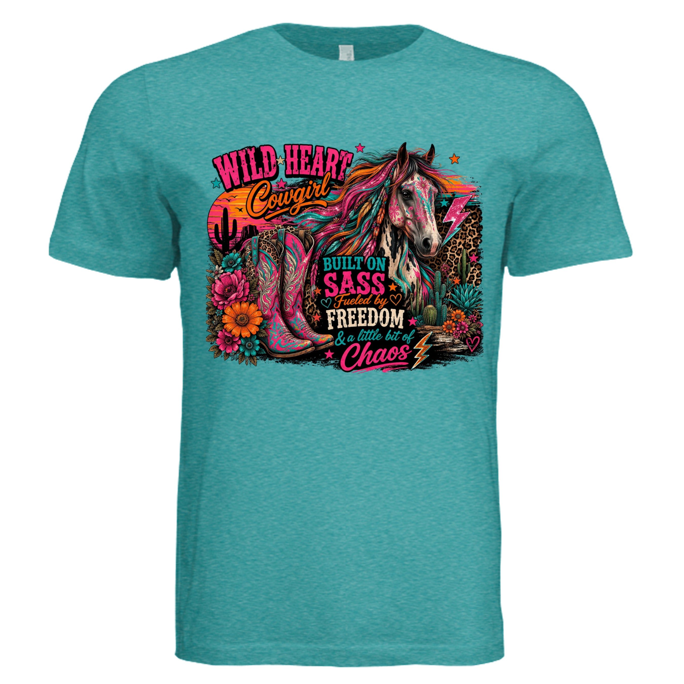 TEAL TRIBLEND - 3413C - FRONT