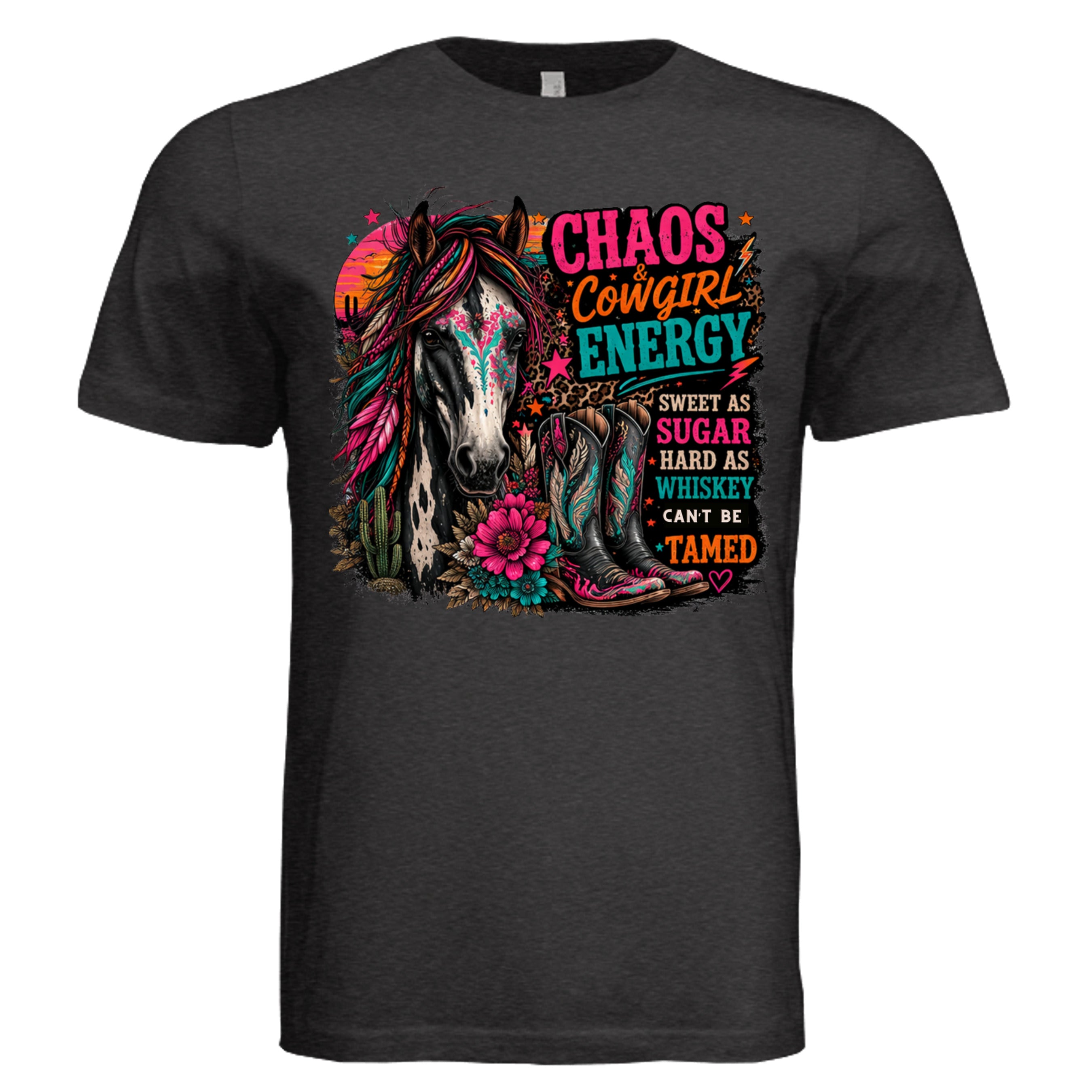 BLK HTHR TRIBLND - 3413C - FRONT