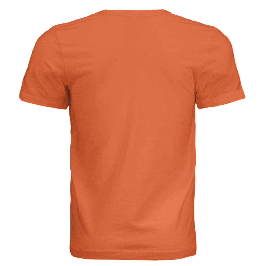 Solid Orange Triblend - 3413C - BACK