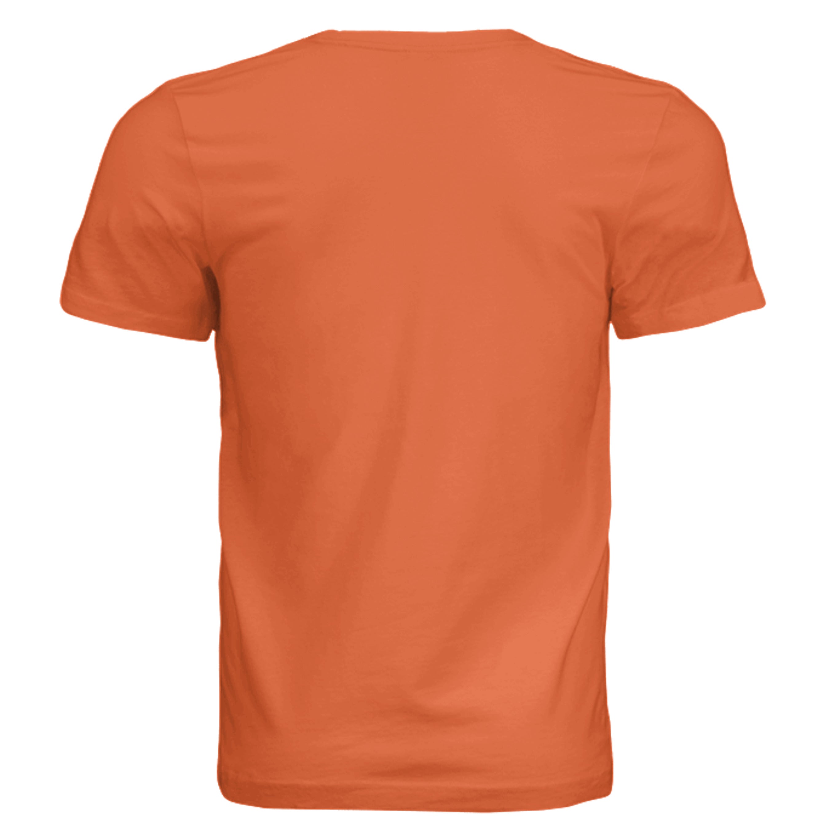 Solid Orange Triblend - 3413C - BACK